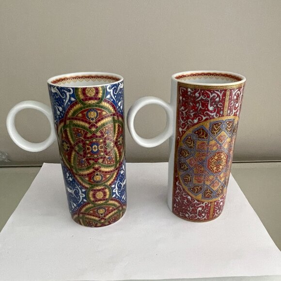 Porcelain Mugs Limited Edition Konitz Djibouti Coffee Tea Mugs (2) - Picture 4 of 8